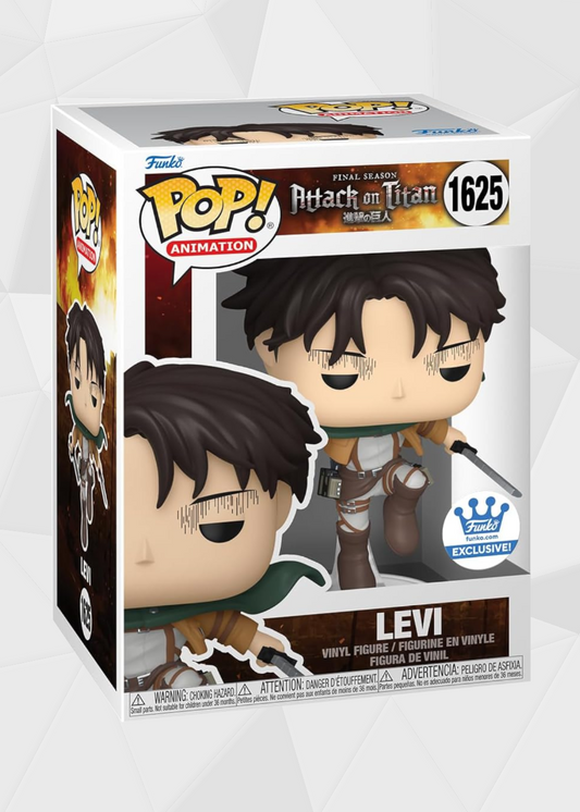 Funko Pop! Animation: Attack on Titan - Levi Ackerman #1625 Exclusivo Funko Shop