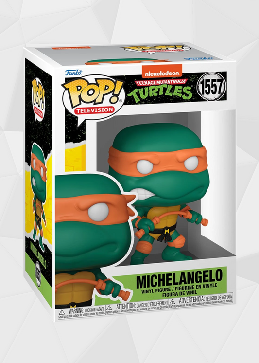 Funko Pop! TV: TMNT Tortugas Ninja - Michelangelo con Nunchakus #1557