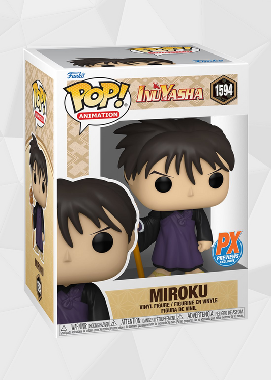 Funko Pop! Animation: InuYasha - Miroku #1594 Exclusivo PX