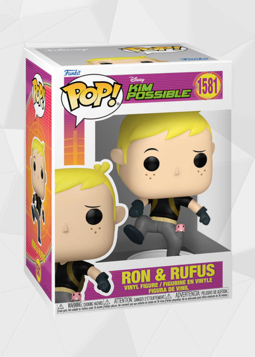 Funko Pop! TV: Kim Possible - Ron y Rufus #1581
