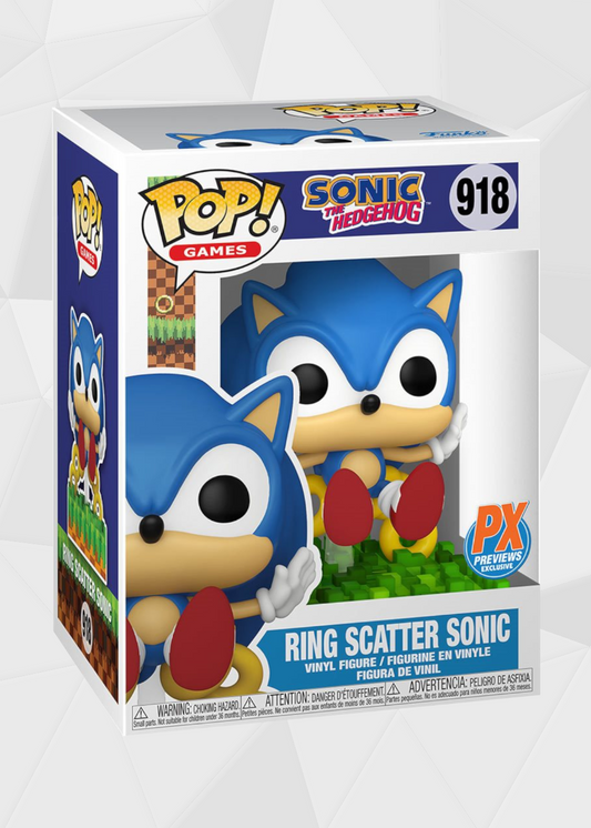 Funko Pop! Games: Sonic The Hedgehog - Sonic Con Anillos #918 Exclusivo PX