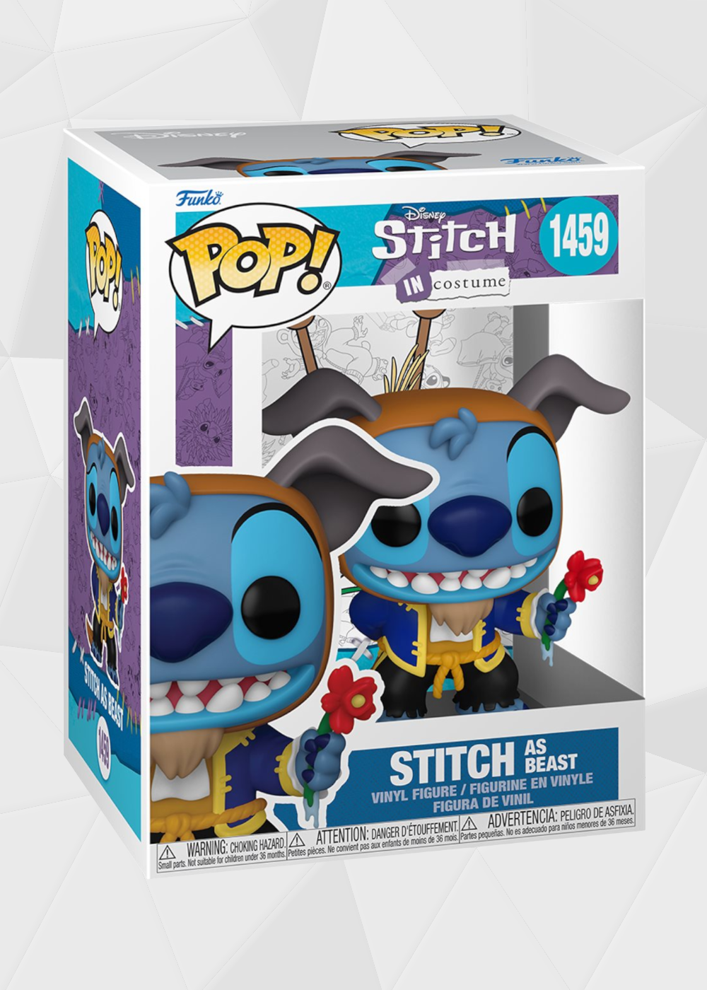 Funko Pop! Disney: Stitch En Disfraz - Stitch Con Disfraz de Bestia #1459