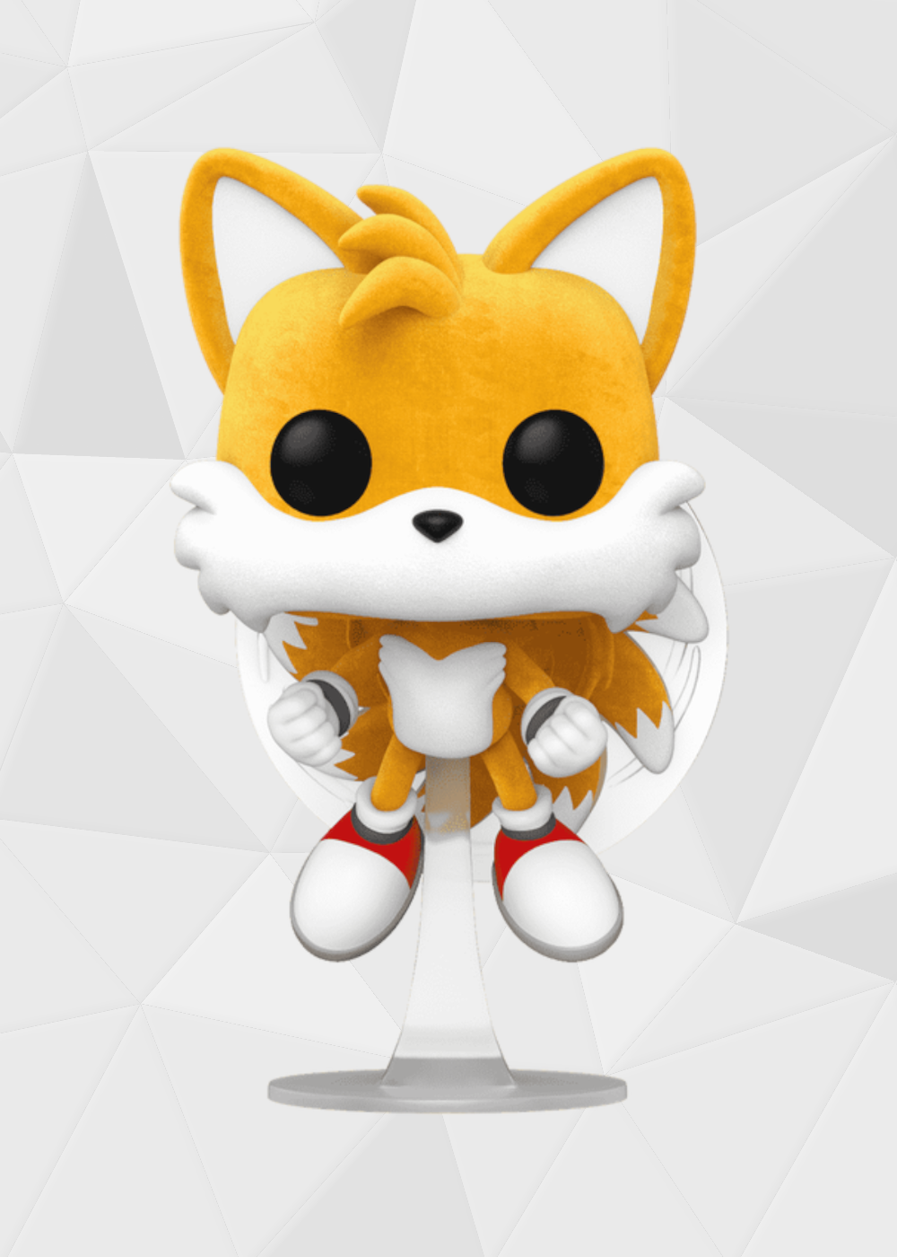 Funko Pop! Games: Sonic The Hedgehog - Tails #978 Exclusivo Specialty Series Chase Flocked