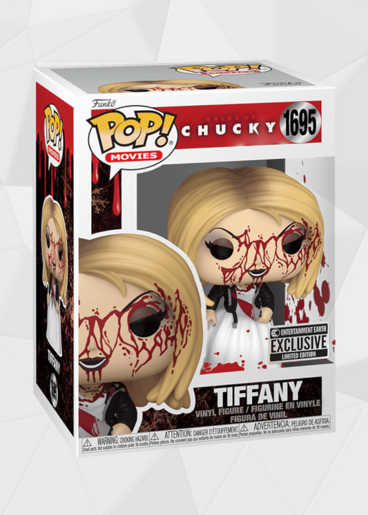 Funko Pop! Movies: La Novia de Chucky - Tiffany Ensangrentada #1695 Exclusivo Entertainment Earth (copia)