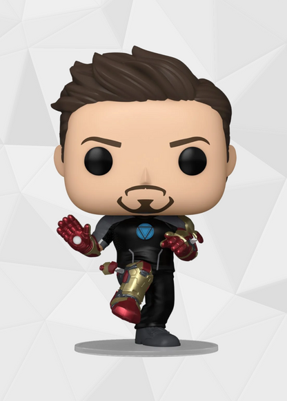 Funko Pop! Marvel: Avengers Infinity War - Tony Stark Exclusivo Entertainment Earth (Brilla en la Oscuridad)