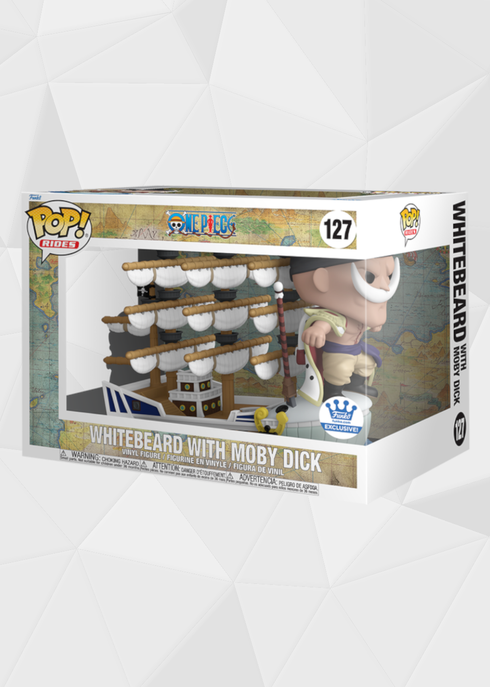 Funko Pop! Animation: One Piece - Shirohige en Moby Dick #127 Exclusivo Funko Shop